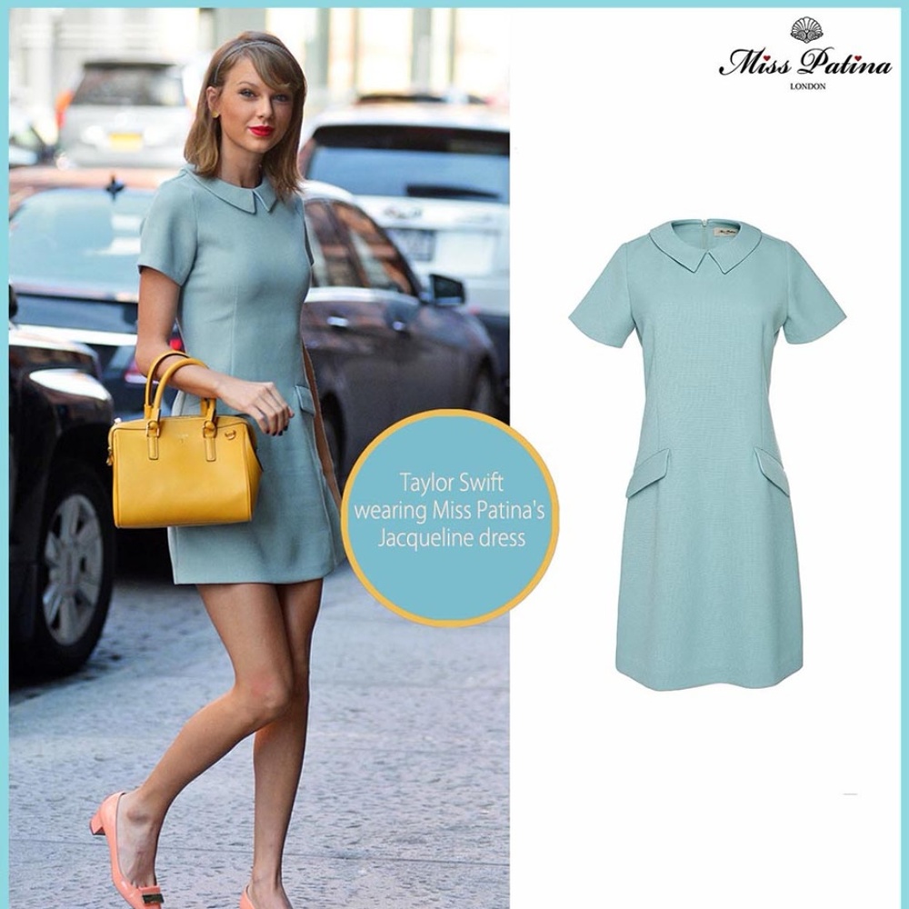 miss patina jacqueline blue dress ASO taylor swift